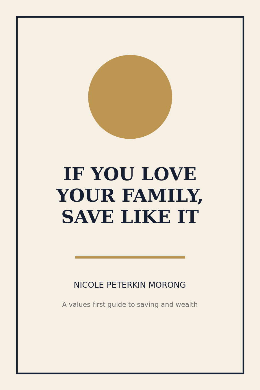 Cover of If You Love Your Family, Save Like It by Nicole Peterkin